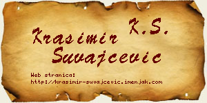 Krasimir Suvajčević vizit kartica